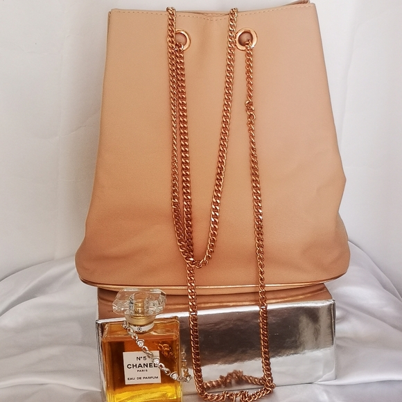 Auth Paco Rabanne Olympea Bucket Shoulder Bag Pink - Picture 16 of 16